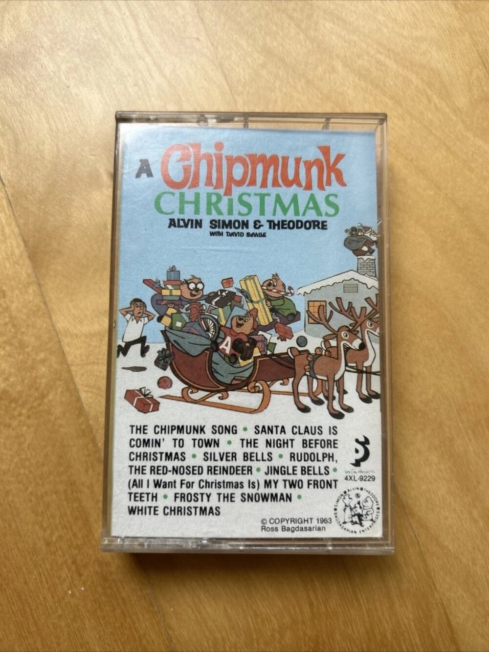 Cassette Tape A Chipmunk Christmas